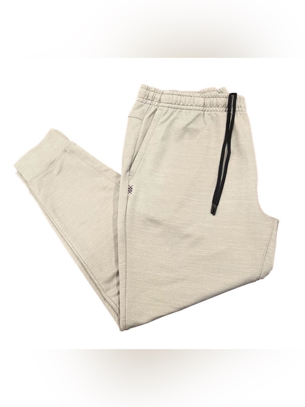 LIKE NEW $108 RHONE Men’s Luxe Knit Jogger Pants Heather Gray XXL Slim Fit